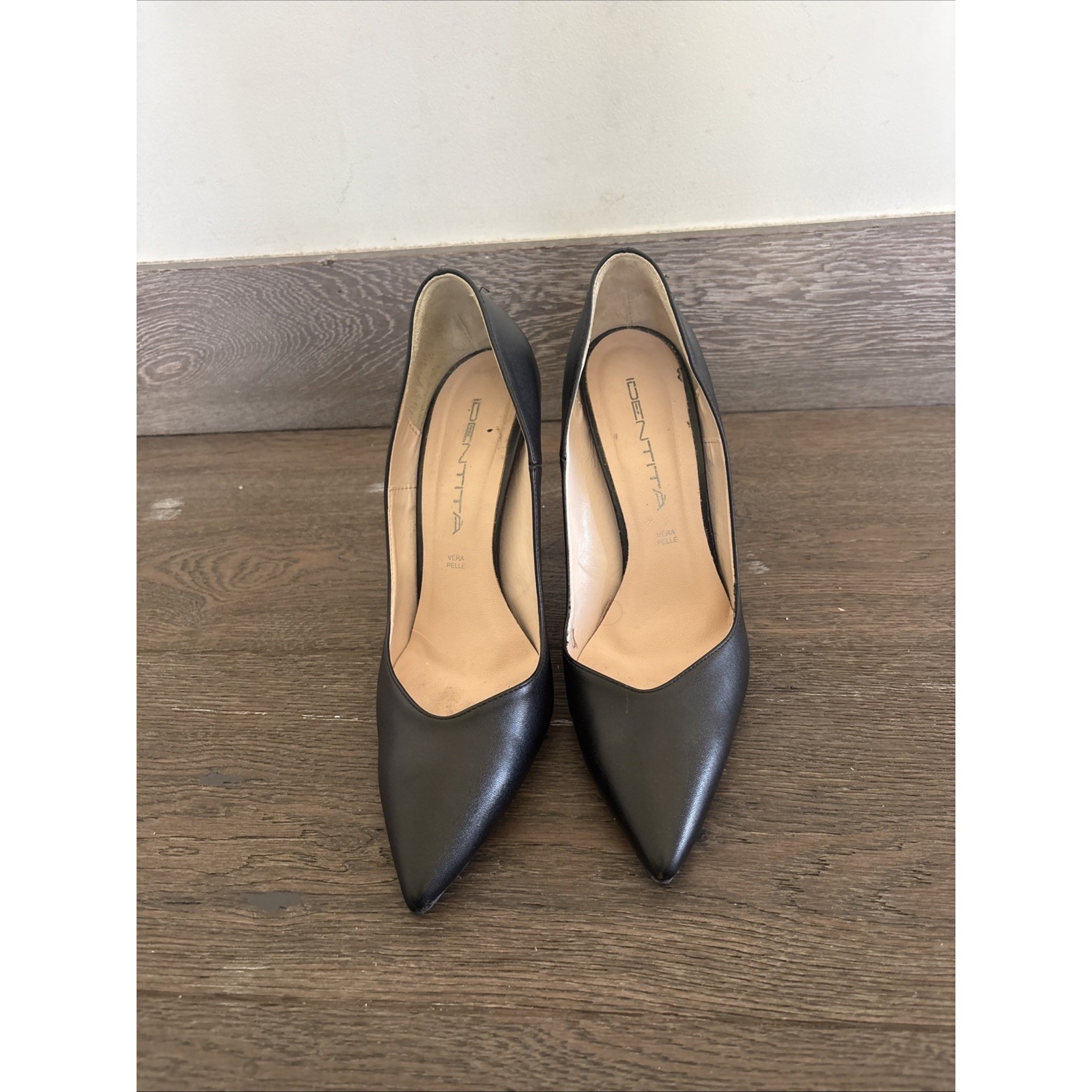 Identita Vera Pelle Heels Black Size 41